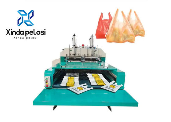 High Speed Automated Plastic Shopper Making Machine Polythene Bag Making Machine