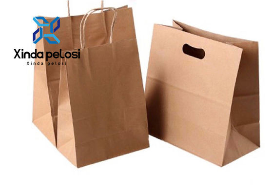 Automatic Adjustable Sheet Fastest Food Paper Bag Making Machine With Twisted Handles