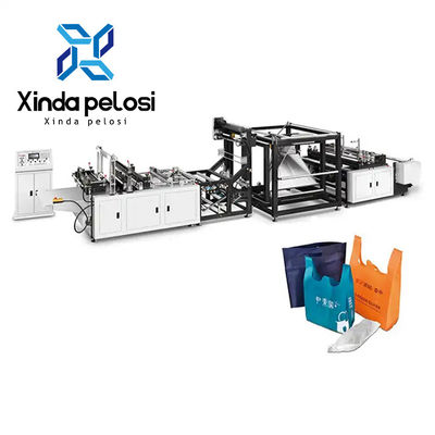 Toy Bag Fabric Non Woven Shopping Bag Making Machines 12-18KW