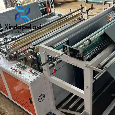 Four Lines Plastic Side Seal Shopping Bag Making Machines High Speed