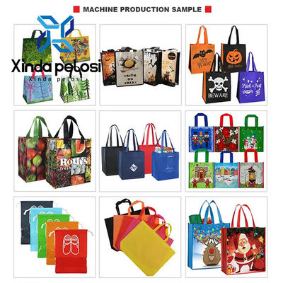 Four Lines Plastic Side Seal Shopping Bag Making Machines High Speed