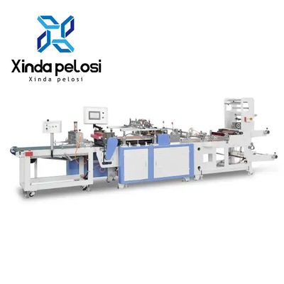 LDPE PP OPP Plastic Zipper Bag Making Machine Customized Voltage