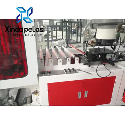 30-160pcs/Min Auto Button Zipper Bag Machine PE Bag Making Machine 9kw