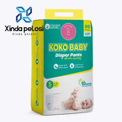 220V 50Hz Plastic Diaper Bag Forming Machine With Fold String Handle