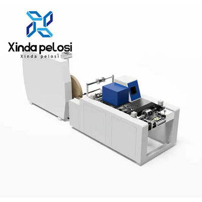 High Speed 220V Twisted Paper Handle Making Machine For Kraft Square Bottom Bag