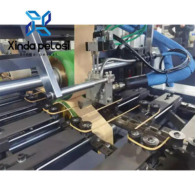 35~40Pcs/Min Shopping Paper Bag Handle Making Machine High Performance