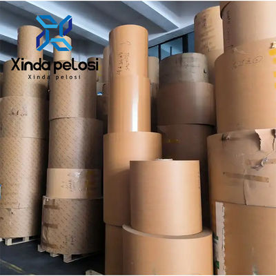 UV Coating Wood Pulp Paper Kraft Paper Jumbo Roll Matt Lamination