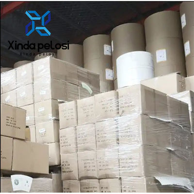 UV Coating Wood Pulp Paper Kraft Paper Jumbo Roll Matt Lamination