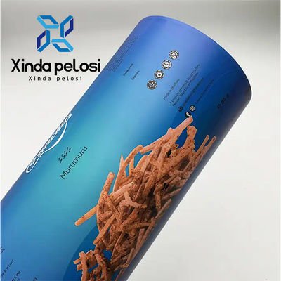 Durable Plastic Bag Materials Printed Packaging Film Roll 100 Microns For Potato Chips