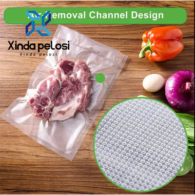 Customization Food Grade Transparent Plastic Bags Vacuum Clear Packaging Bags