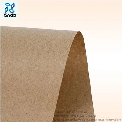 Classic Style  Brown Kraft Paper Cowhide Packaging Paper-Sealed Wrapping Customizable Logo