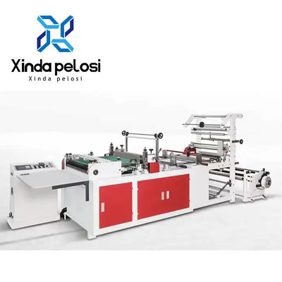 Flying Knife System HDPE/LDPE Film Bottom Sealing Cutting Machine 90pcs/Min
